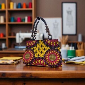 Vibrant Patterned Handbag